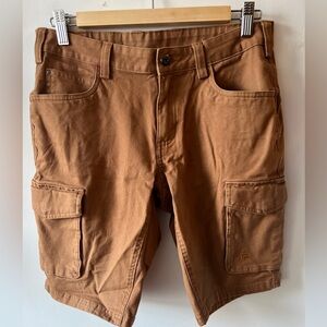Woods Men's Brown/Tan Cargo Shorts 30